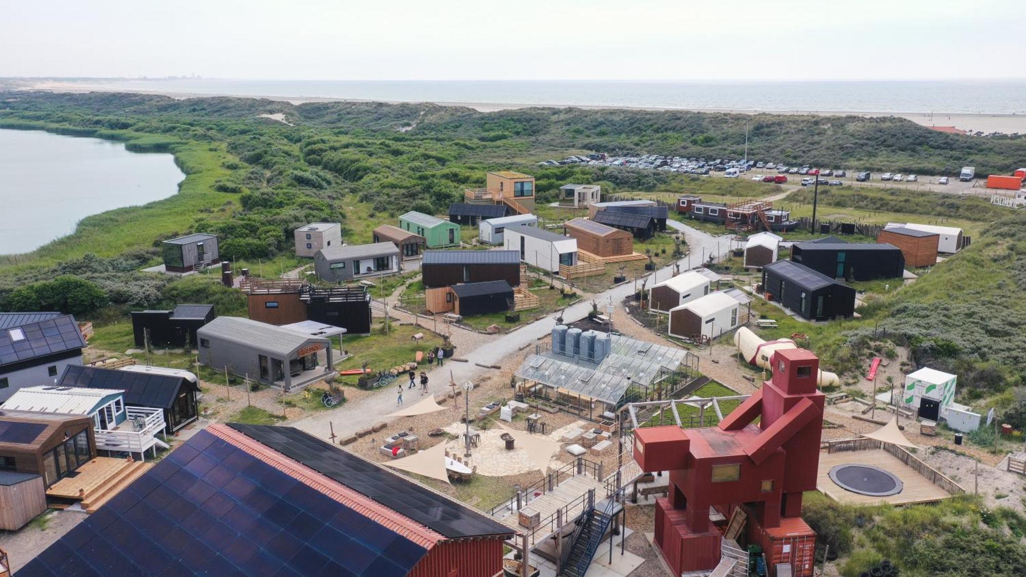 Basecamp Tiny House Eco-Resort Ijmuiden IJmuiden Exterior foto